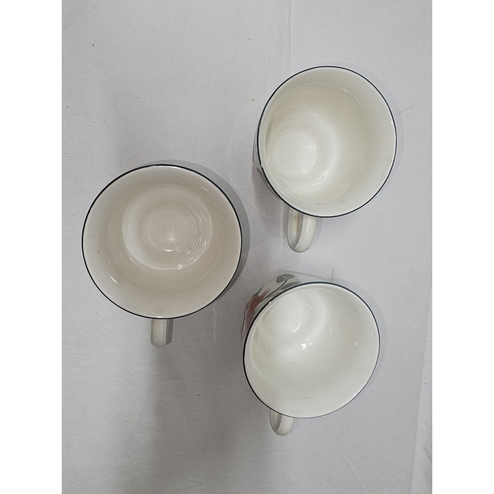 3 Mikasa Continental Silk Flowers Footed Cup & Saucer Sets F3003 8oz Japan I24 - Picture 5 of 8